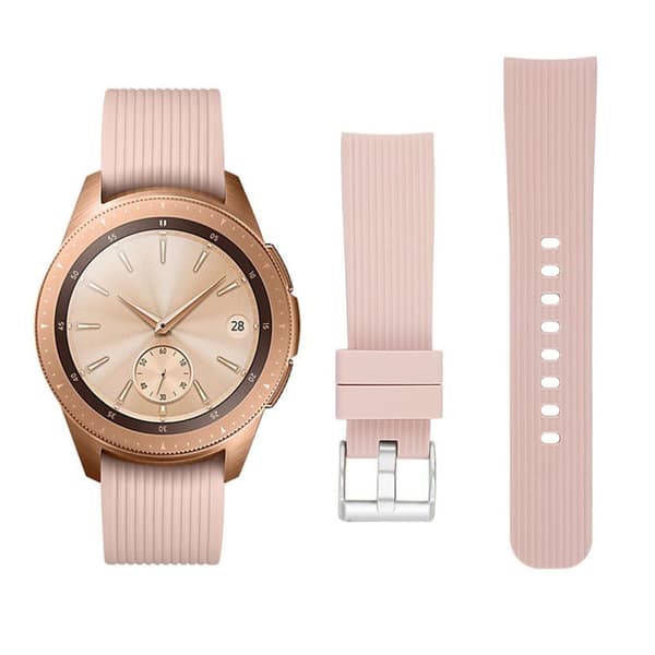 INF Klokkerem til Samsung Galaxy Watch 42 mm i  silikon (S) Kaki