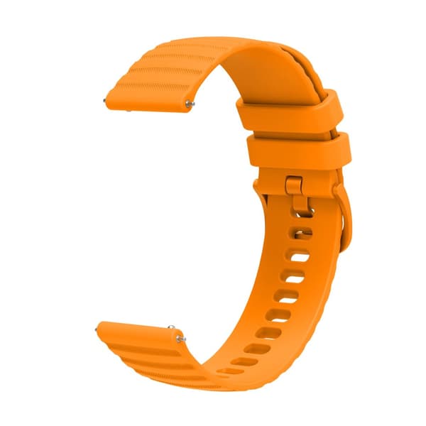 INF Klokkereim silikon Oransje 22 mm Samsung Galaxy Watch 3 45 mm/Gear S3 Classic, Huawei watch GT Runner/GT2 Pro, Huami amazfit GTR 3, Garmin Venu 2,
