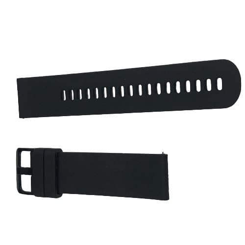 Klockarmband silikon Svart+grå 22 mm Samsung Galaxy Watch 3 45mm/Samsung Gear S3/Huawei Watch GT Runner/Honor Watch GS 3/Garmin Venus 2
