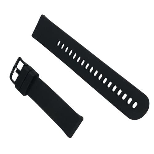 Klockarmband silikon Svart+grå 22 mm Samsung Galaxy Watch 3 45mm/Samsung Gear S3/Huawei Watch GT Runner/Honor Watch GS 3/Garmin Venus 2