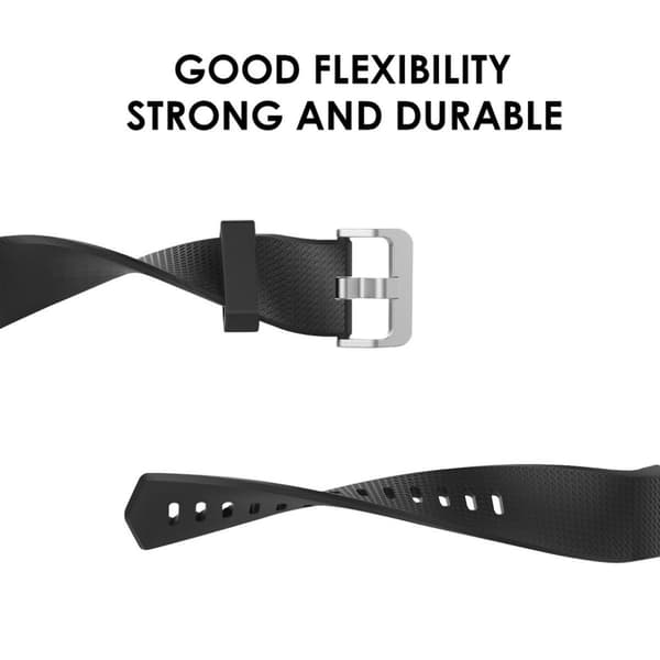 INF Armbånd til Fitbit Charge 2 L Sort