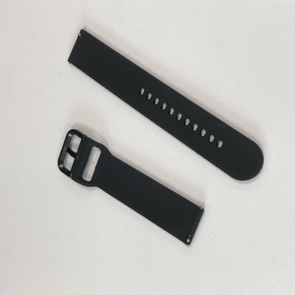 INF Klokke armbånd Sort 20 mm Samsung Galaxy Watch 4 40/44mm/Classic 46/42mm/Garmin Vivoactive 3 Music/Forerunner 645/245 Music/Venu/Venu Sq/Amazfit G