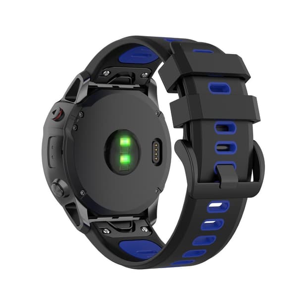 INF Garmin Fenix 5/6 armband Silikon Svart blå