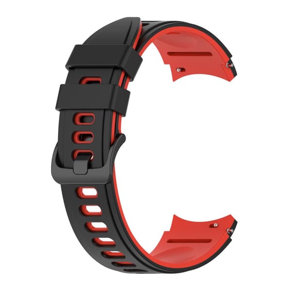 INF Samsung Galaxy Watch 4 Classic armband silikon Svart+röd