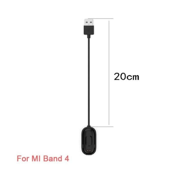 Tillbehör Klockor,1M Laddningskabel För Xiaomi Band 4 3 Smart Armband Armband För Mi Band 2 Typ För mi band 4 -B