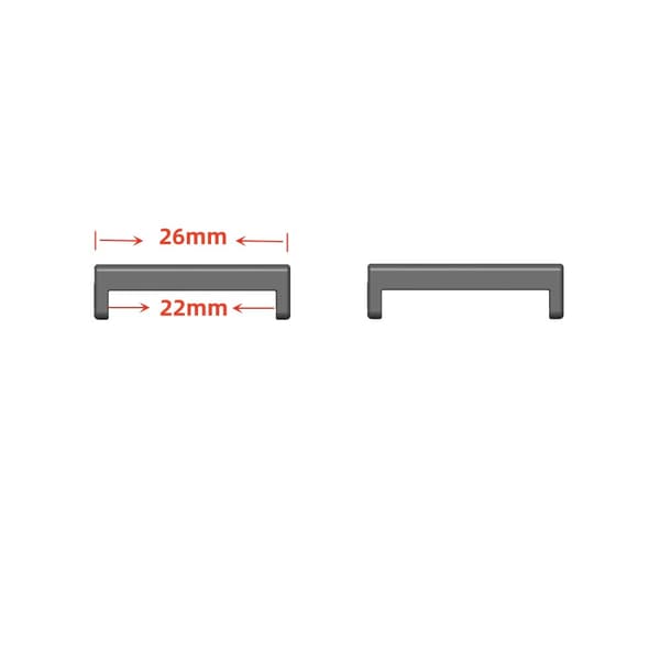 INF Metalstik til Casio/Panerai/Diesel 26-22mm