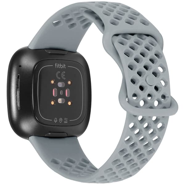 INF Silikone urrem til Fitbit Versa 3 / Fitbit Sense Grå