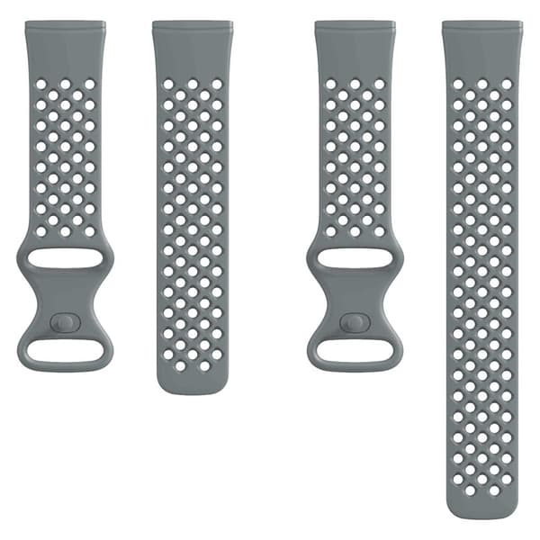 INF Silikone urrem til Fitbit Versa 3 / Fitbit Sense Grå