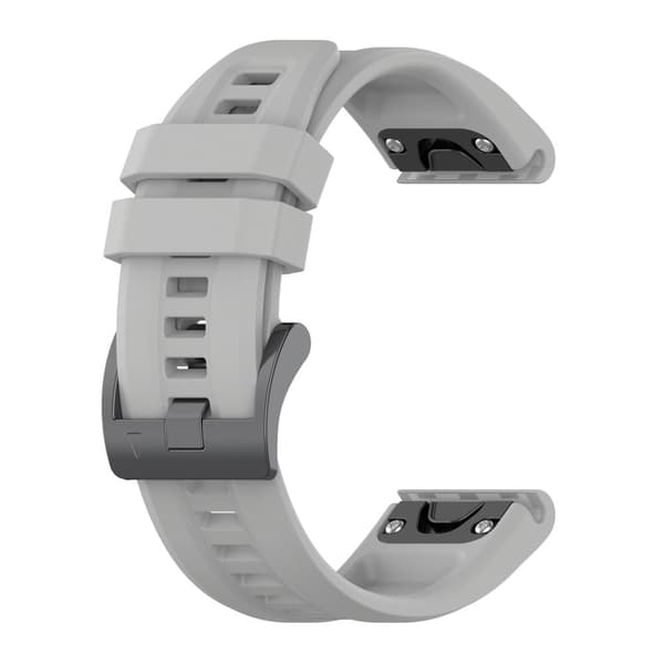 Silikonklokkerem for Garmin Quatix 7 Pro 22mm Grå