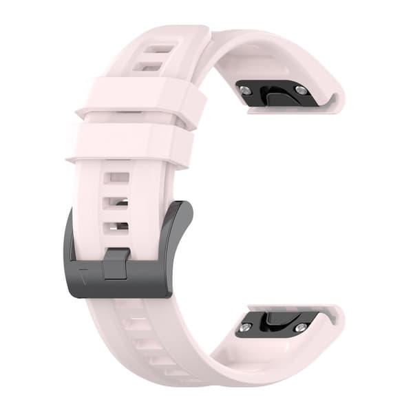 INF Silikoninen kellon ranneke Garmin Quatix 7 Prolle 22mm Vaaleanpunainen