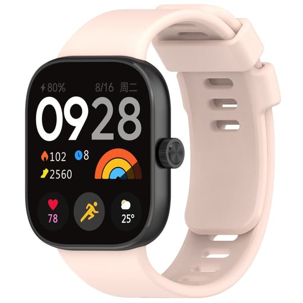 INF Kellon hihna Xiaomi Smart Band 8 Pro / Redmi Watch 4:lle Vaaleanpunainen