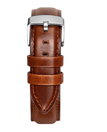 Retro Klockarmband i Äkta Läder för DW-klockor 20 mm