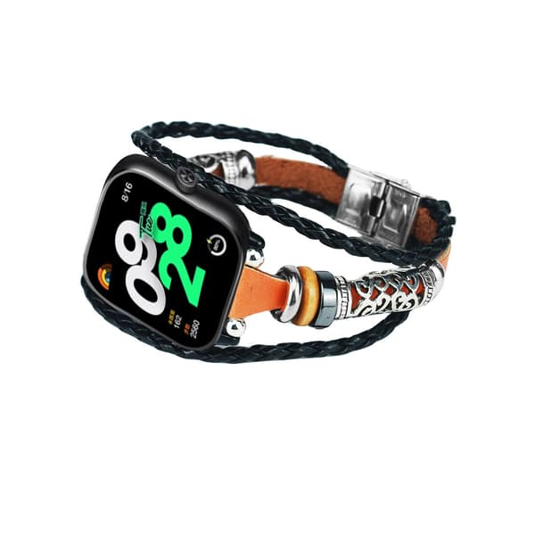 INF Redmi Watch 4 erstatningsreim i metall Brun