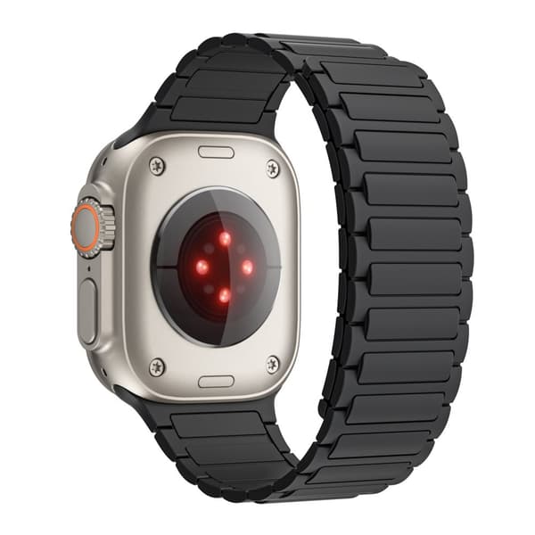 INF Magnetisk silikonrem for Apple Watch 1/2/3/4/5/6/7/8/9, Apple Watch SE