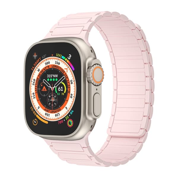 INF Magnetisk silikonrem for Apple Watch 1/2/3/4/5/6/7/8/9, Apple Watch SE