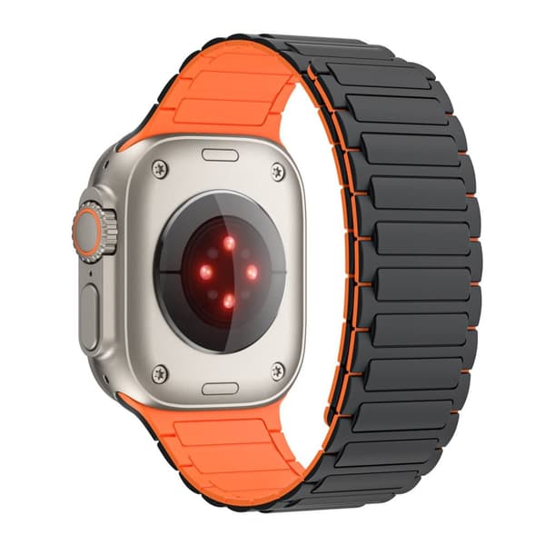 INF Magnetisk silikonrem for Apple Watch 1/2/3/4/5/6/7/8/9, Apple Watch SE