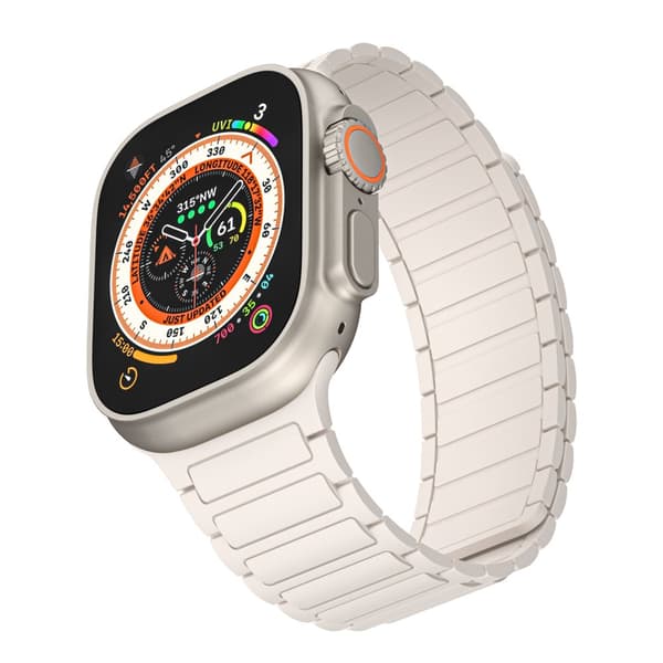 INF Silikone magnetrem til Apple Watch 1/2/3/4/5/6/7/8/9, Apple Watch SE