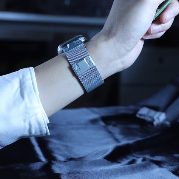 INF Klokkerem i rustfritt stål for Apple Watch 42/44/45/49 mm
