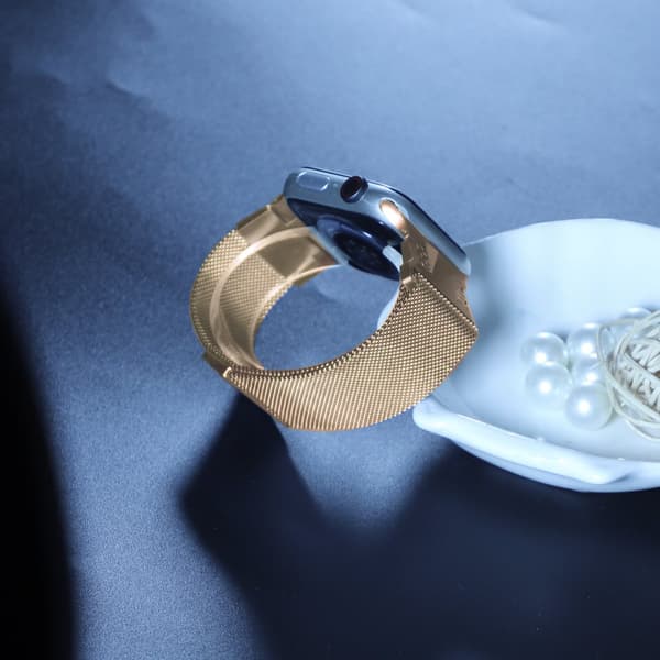 INF Klokkerem i rustfritt stål for Apple Watch 42/44/45/49 mm