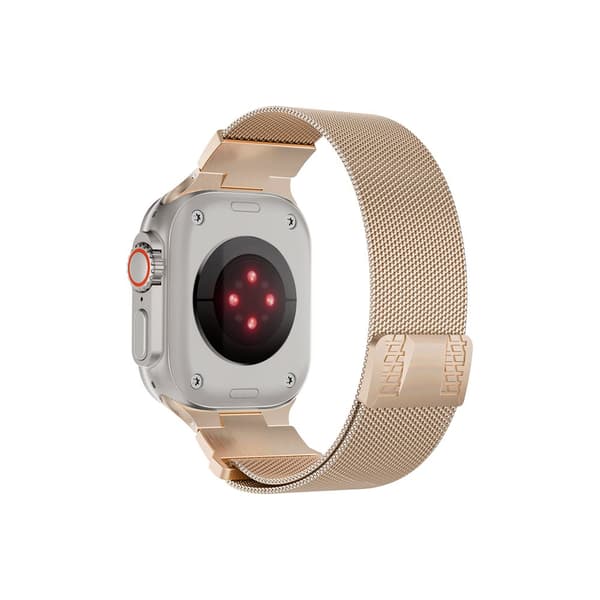 INF Klokkerem i rustfritt stål for Apple Watch 42/44/45/49 mm