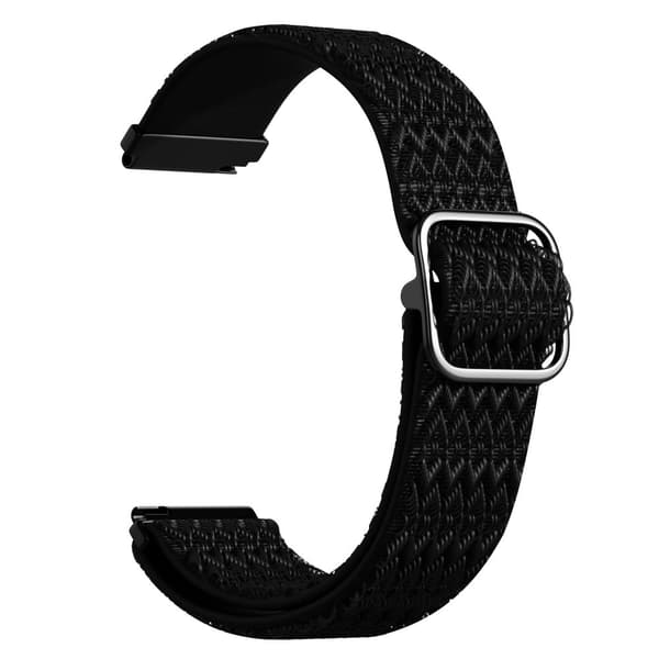 INF Nylon klokkerem til Samsung Galaxy Watch 4 40mm/44mm Sort