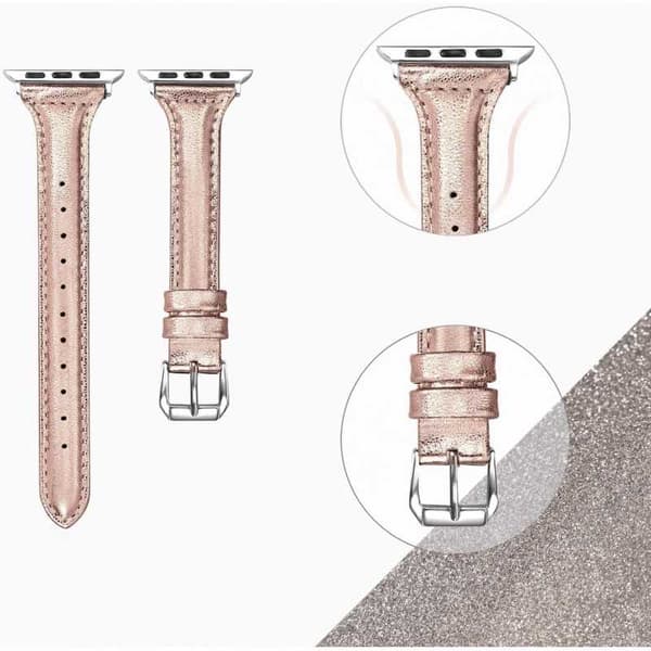 Apple Watch 38/40/41mm stilfuldt læderarmbånd Mercy