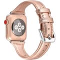 Miniatyrbillede 1 af 6: Apple Watch 38/40/41mm stilfuldt læderarmbånd Mercy