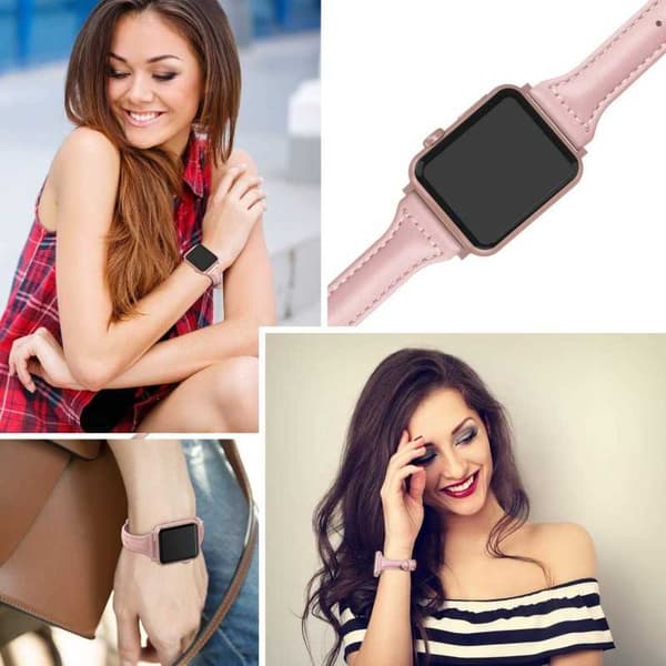 Apple Watch 38/40/41mm stilfuldt læderarmbånd Mercy