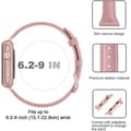 Miniatyrbillede 6 af 6: Apple Watch 38/40/41mm stilfuldt læderarmbånd Mercy
