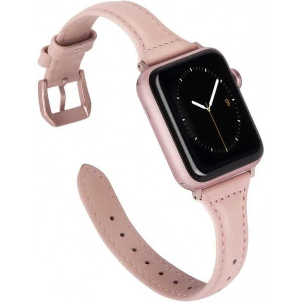 Apple Watch 38/40/41mm tyylikäs nahkaranneke Mercy