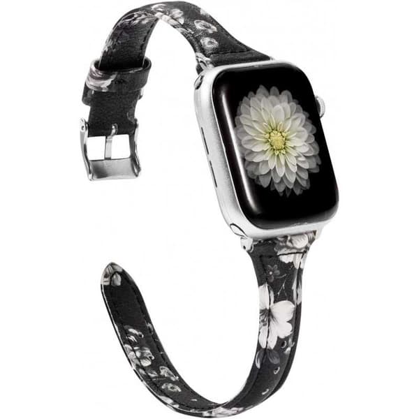 Apple Watch 38/40/41mm tyylikäs nahkaranneke Mercy