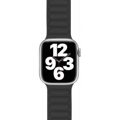 Armbandsläder - BIGBEN CONNECTED - Apple Watch 38-40-41mm - Brun - Magnetisk stängning - Fullnarvigt läder
