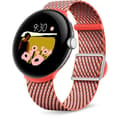 Miniatyrbild 2 av 3: Vävd rem för Pixel Watch One Size Coral Google