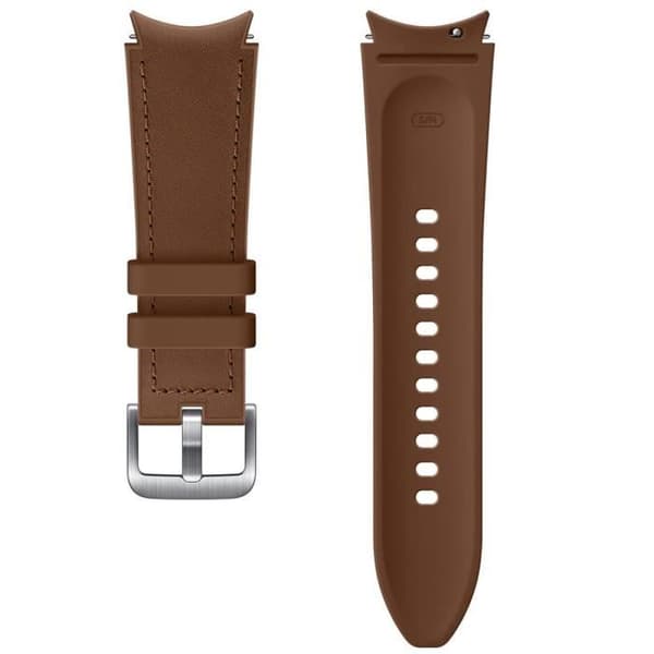 Galaxy Watch4 / Watch5 Läderrem 115mm Brun