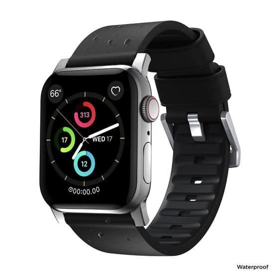 Armband Apple Watch Nomad Active Pro för Apple Watch 42/44mm Grå/Svart