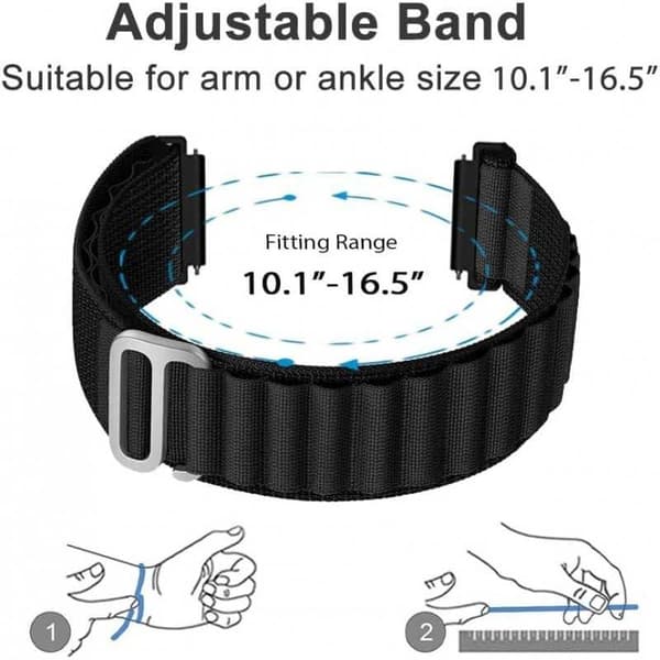 Universal Durable Armbånd Titan's Grip V4 22mm - Svart