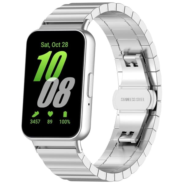 INF Klokkerem i rustfritt stål for Samsung Galaxy Fit 3