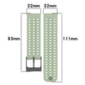 Miniatyrbild 3 av 10: INF Silikonarmband för Suunto Vertical 9 Peak-serie Sports Watch