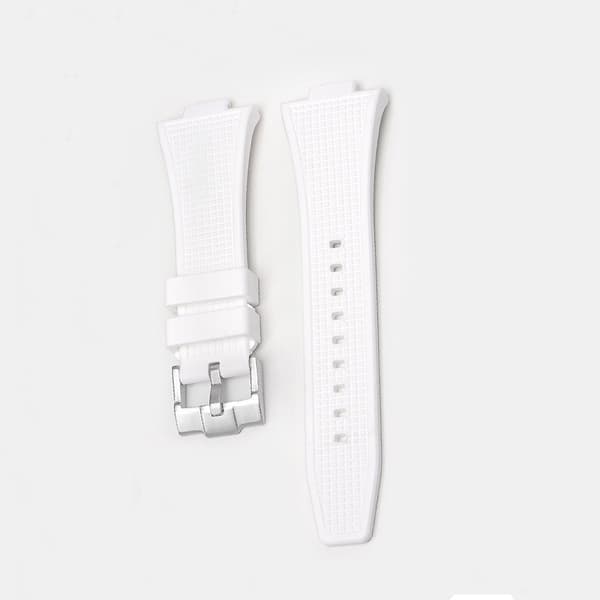 INF Silikonklokkerem for Tissot PRX-serien Silver buckle