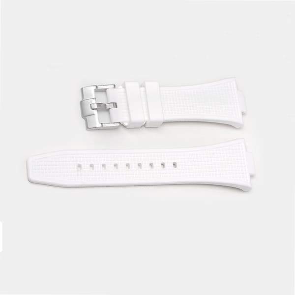 INF Silikonklokkerem for Tissot PRX-serien Silver buckle