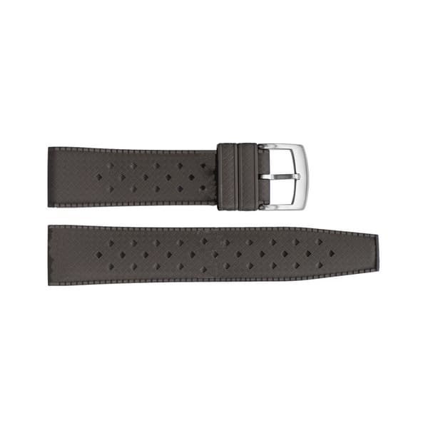 INF Fluoro gummistropp med spenne for fargeprøve Black buckle