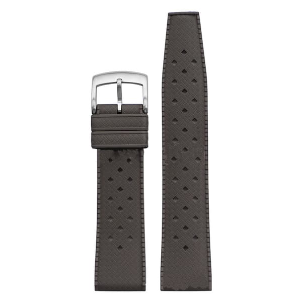 INF Fluoro gummistropp med spenne for fargeprøve Silver buckle