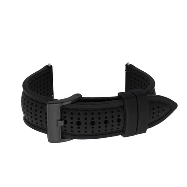INF Smartwatch-band i silikon med snabbkoppling Black buckle
