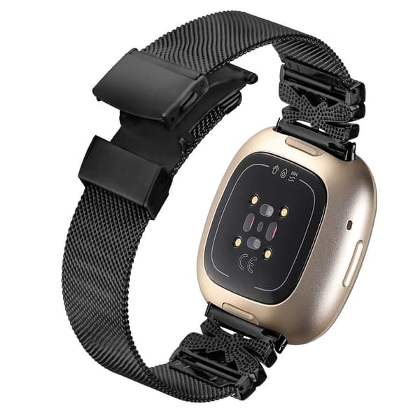 INF Klokkerem i rustfritt stål for Fitbit Versa3/4/Sense 2