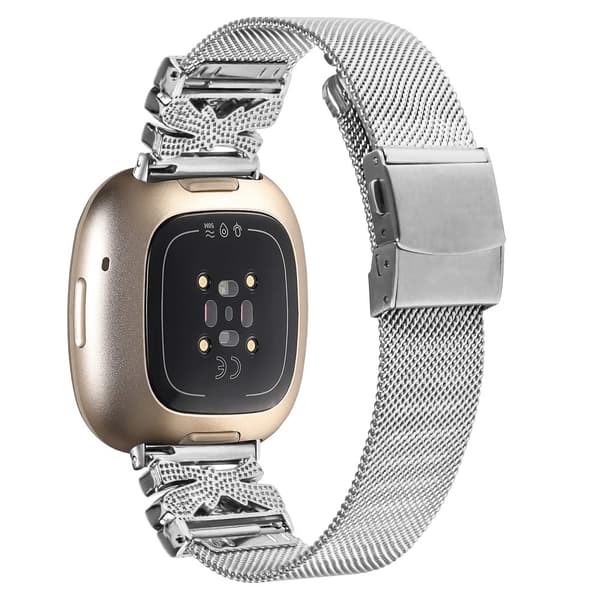INF Klokkebånd i rustfritt stål for Fitbit Versa3/4/Sense 2
