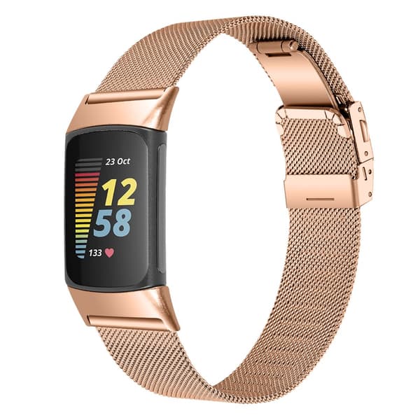 INF Klokkebånd i rustfritt stål for Fitbit Charge5/6