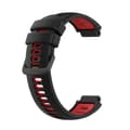 Miniatyrbillede 1 af 3: Silikonearmbånd til Garmin Forerunner 220 / 735XT / 235 - Sort/Rød
