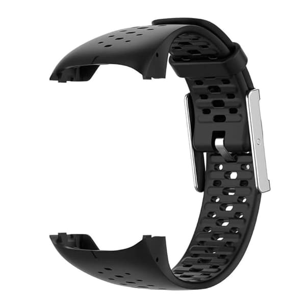 Silikonarmband till Polar M400 / M430 - Svart