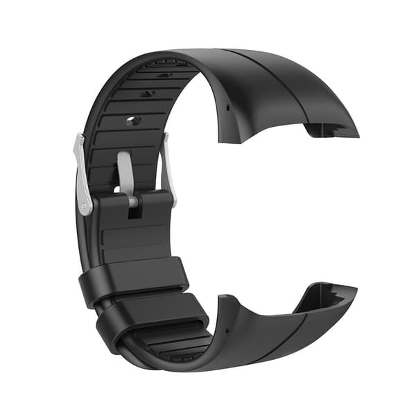 Silikonarmbånd til Polar M400 / M430 - S 213mm - Svart