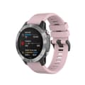 Miniatyrbild 3 av 3: Armband i silikon till Garmin Fenix 6 - 22mm - Rosa